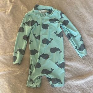 Two Carter's Print Kids Swim One Piece